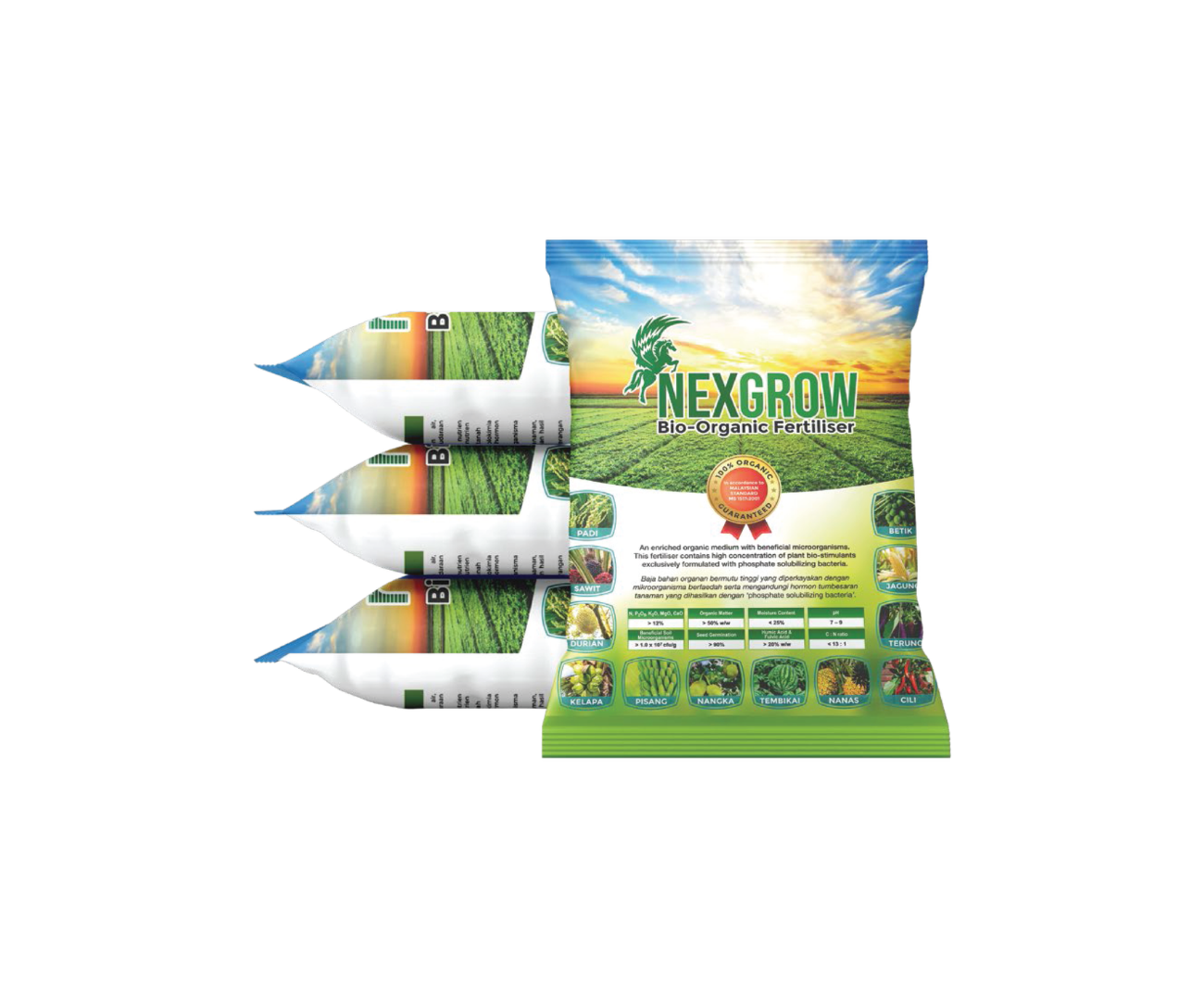 NEXGROW bio-organic fertiliser bag