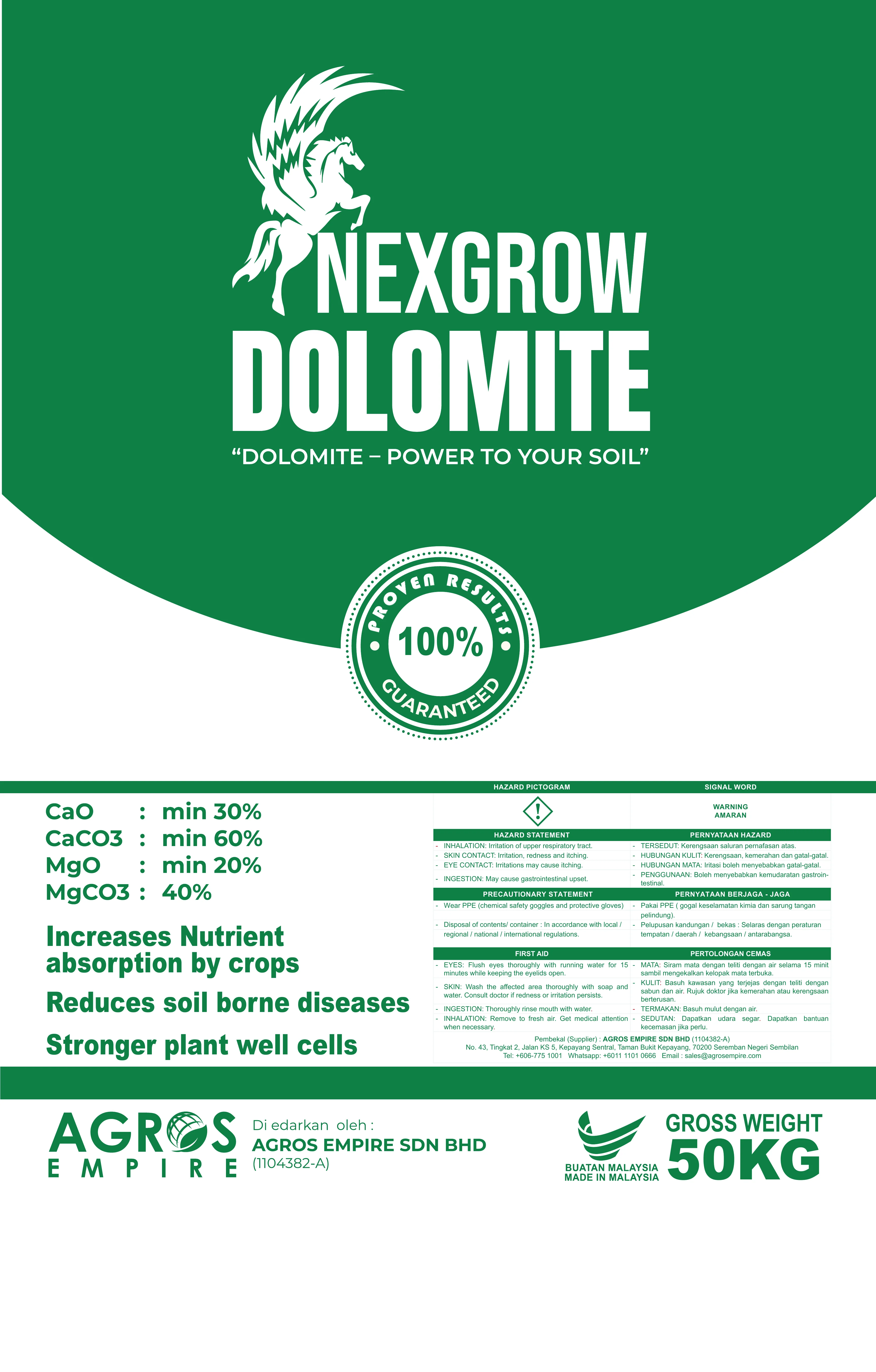 NEXGROW Dolomite